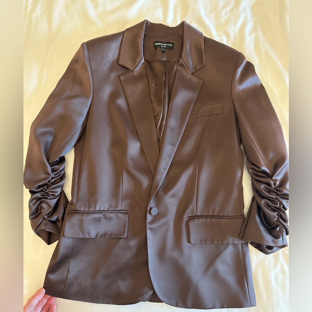 Generation Love Chocolate Brown Blazer